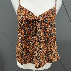 Floral Camisole Tank Top - Multicolor